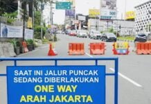 One Way Arah Jakarta Diterapkan, Lalin Menuju Puncak Bogor Disetop
