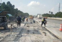 Perbaikan Jalan, Lalin Tol Bekasi Barat Arah Jakarta Padat