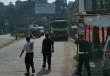 Gelar Aksi Turun Ke jalan Ormas BPPKB DPAC Parungpanjang Membantu Penegakan Perbub No.56 Tahun 2023 Terkait Jalur Tambang