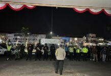 Patroli Gabungan Polres Tasikmalaya Kota dan TNI Serta Satpol PP Cipta Kondisi dan Antisipasi Gangguan Kamtibmas