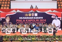 Kapolri Buka National Open Karate Championship di Pakansari Bogor
