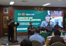 JAM-Pidmil Mayjen TNI Dr. W. Indrajit Memberikan Pembekalan Terhadap Siswa SUSJAB KIMMIL XXV & SUSJABORMIL XXXI Tahun Ajaran 2024