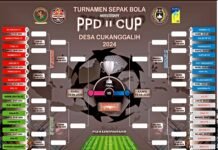 Ketua TTMC Motorcycle Club Tangteng Kang Eben, Ikut Turnamen Sepak Bola 32 Cukang Galih Club