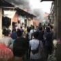 50 Kios Ludes Terbakar di Pasar Induk Kemang Kota Bogor