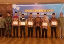 Pembagian SK Serta Lepas Sambut Ketua RT Dan RW Desa Cinangka Di Gedung Cakrawala Nuansa Nirwana
