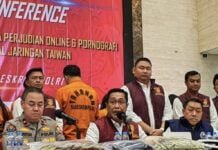 Bareskrim Polri Berhasil Ungkap Sindikat Internasional Judi dan Pornografi Daring Milik Jaringan Taiwan