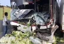 Pengemudi Selamat dari Jepitan Bus dan Truk di Tol Cipularang