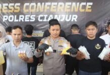 Polres Cianjur Ungkap Home Industri Pembuat Obat Terlarang di Sebuah Vila di Kawasan Puncak