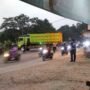 Ormas DPAC BPPKB Banten ParungPanjang Turun Ke jalan Dampingi Dishub dalam Penegakan Perbub No.56 Tahun 2023 Terkait Mobil Tambang di Atas 8 ton