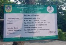 Diduga Pembangunan Jalan Betonisasi Di Desa Lewikaret di Bangun Asal Jadi