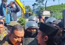 Pembongkaran PKL Tahap 2 puncak Bogor Jawa Barat sudah Berjalan