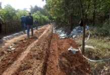 Pemerintah Desa Rengasjajar Melaksanakan Pembangunan Jalan Lingkungan Dari Anggaran Samisade TA 2024