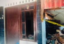 Ledakan Tabung Gas di Penjaringan Jakut Dipasangi Garis Polisi