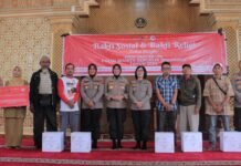 Rangkaian HUT Polwan ke 76, Ratusan Polwan Gelar Napak Tilas