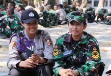 Siswi Disabilitas Sekolah Polisi Wanita Lemdiklat Polri itu juara Muaythai Putri