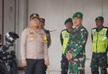 Pastikan Kondusifitas Kamtibmas,Kapolres Tasikmalaya Kota Bersma Dandim, Pantau Titik Penyekatan Perbatasan, Saat Pelnatikan Presiden Wakil Presiden