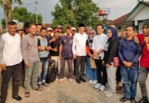 Cabup dan Cawabup Bogor Nomor Urut 1 Sambangi Puing-puing Eks Kewedaan Jasinga, FKJN dan PJB Sampaikan Aspirasi Ini