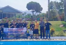 Forum Wartawan Harian Tangerang Tengah Rayakan HUT ke-1 di Villa Humaria Cisarua Bogor