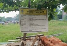 Diduga Pembangunan RKB SDN Perumnas BP Kac.Parung Panjang Tidak Terkontrol Oleh Pihak CV.Premieka Multi Struktur