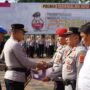 Personel Berprestasi dan Masyarakat yang Membantu Tugas Polri Diberikan Penghargaan oleh Kapolres Tasikmalaya Kota