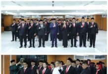 Sah..! Sekretaris Mahkamah Agung Lantik 78 Pranata Peradilan