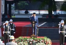 Presiden Jokowi Pimpin Upacara Hari Kesaktian Pancasila di Lubang Buaya, Kapolri Turut Mendampingi