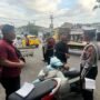 Polres Tasik Kota Gencarkan Razia Knalpot Brong, Belasan Sepeda Motor Diamankan
