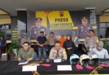 Kapolres Tasikmalaya Kota Pimpin Konferensi pers Pembunuhan Wanita Asal Sleman yang Ditemukan di Wilayah Urug Kawalu