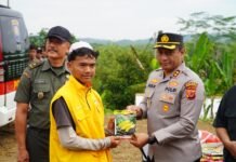 Polres Tasikmalaya Kota menggelar kerjasama Penanaman Jagung Serentak 1 juta Hektar