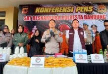 Polresta Bandung Bongkar Jaringan Obat Keras, 1,9 Juta Butir Disita