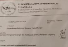 AMPN bersurat ke BPKAD Kabupaten Tangerang terkait Aset Kendaraan