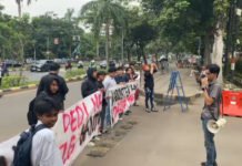Mahasiswa BEM-RI Gelar Aksi di Depan Polres Bogor, Desak Penindakan Mafia Gas LPG Subsidi