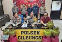 Sindikat Penyalahgunaan Gas LPG Bersubsidi di Bogor Terbongkar, Polisi Amankan Ratusan Tabung