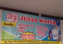 Toko AJ Adhuel Julia Water: Usaha Gas dan Aqua Kemasan Anak Muda yang Sukses di Pagedangan, Tangerang