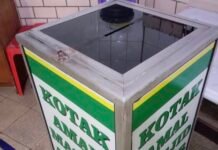 Kotak Amal Masjid dan Kotak Anak Yatim Masjid Annur Kota Intan Dibobol Maling