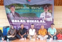 Hangatnya Silaturahmi di Tepi Setu Kadongdong: Desa Koleang Jadi Tuan Rumah Halal Bihalal Pegiat BUMDes se-Bogor Barat