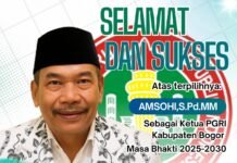 Menang Telak! Amsohi Kembali Nahkodai PGRI Kabupaten Bogor 2025–2030
