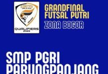SMP PGRI Parungpanjang Torehkan Rekor Sempurna, Juara Grand Final Futsal Putri Zona Bogor 2025