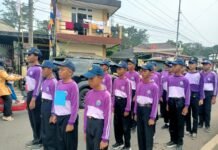 Kecamatan Jasinga Gelar Lomba Gerak Jalan Peringati HUT ke-80 RI
