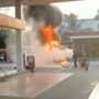 Mobil Carry Terbakar di SPBU Citaringgul, Api Sempat Picu Ledakan