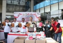 Jaga Warga dari Ancaman Narkoba Polres Metro Tangerang Kota Melenyapkan Barang Bukti Narkoba