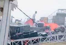 Panggung Gunung Sindur Expo 2025 Ambruk Diterjang Hujan Deras dan Angin Kencang!