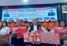 Polresta Bogor Kota Gulung Sindikat Narkoba : Puluhan Ribu Butir Psikotropika Disita