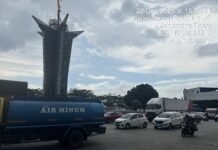 Mendung Sore Hari, Lalu Lintas Jalan Sentul Raya Terpantau Padat