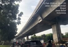Kemacetan Parah di Jalan Sholeh Iskandar Bogor, Diduga Dampak Penyempitan Lajur di Bawah Jalur Layang