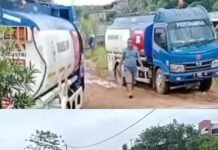 Dugaan Peredaran BBM Ilegal di Cileungsi, Tangki Bertuliskan Pertamina dan PT Prabumas Group Kabur Saat Dikonfirmasi Awak Media