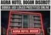 AGRIA HOTEL BOGOR Disorot, Diduga Jadi Lokasi Praktik Prostitusi Terselubung
