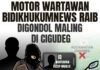 Motor Wartawan BidikhukumNews Raib Digondol Maling di Cigudeg