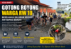 Warga RW 10 Desa Sipak Gotong Royong Bersihkan Saluran Irigasi Antisipasi Banjir