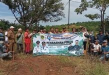 Kegiatan Penghijauan Sebagai Upaya Pelestarian Lingkungan dan Peduli Alam di Desa Koleang